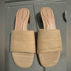 Cole Haan Sandals - Single Band Calli Raffia